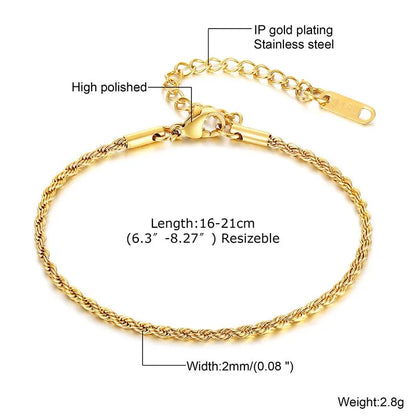 Qawwiy Bracelet Rope Chain