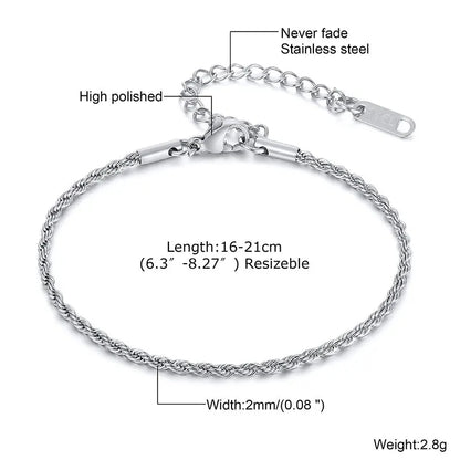 Qawwiy Bracelet Rope Chain